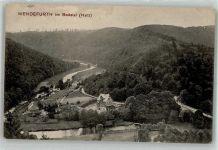 38889 O3721 Wendefurth 1909 - Panorama des Ortes mit Bodebrücke