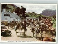 Killarney Cill Airne Foto AK Marktszene Auto Gap of Dunloe