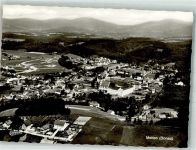 94526 W8354 Metten , Donau Foto AK Fliegeraufnahme des Ortes mit Benediktinerabtei Metten