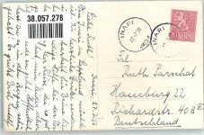 Inari 1956 Foto AK Burg Ort lt. Stempel