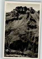 Kemptner Hütte Foto AK Hüttenstempel