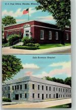 St. Louis Foto AK Postamt Krankenhaus Neosho Missouri