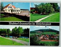 32676 W4927 Hummersen Gebrauchsspuren Gasthaus Hotel Zur Post