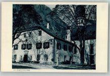 83471 W8240 St. Bartholomä Foto AK Kirche Forsthaus