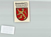31020 W3216 Hemmendorf , Niedersachs Vignette Wappen