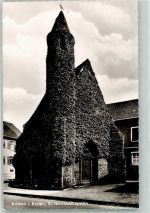 77855 W7590 Achern , Baden Foto AK Kirche St. Nicolauskapelle