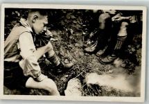 Foto P.Ho. Miese Stimmung Pfadfinder Foto AK