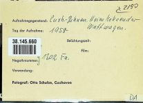 27472 W2190 Duhnen FOTO KEINE AK Foto montiert auf Karton Wattwagen Fotograf Otto Schulze