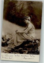 Frau Rotophot 346 Reutlinger (Paris) 1901 Foto AK