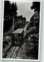 W7547 Bad Wildbad im Schwarzwald Bergbahn zum Sommerberg Zahnradbahn Foto AK
