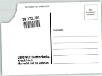 W3000 Hannover Leibniz Butterkekse mit BMC Mini Werbung Bahlsen Keks Werbe AK