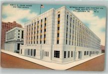 Philadelphia 1954 Foto AK Gericht Postamt