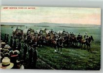 Berittenes Army Service Corps auf einer Parade Militär Großbritannien