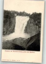 Quebec Foto AK Wasserfall Montmorency