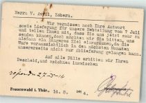 98711 O6304 Frauenwald 1914 - Geschäftskorrespondenz Glasinstrumenten-Fabrik Gebr. Schübel