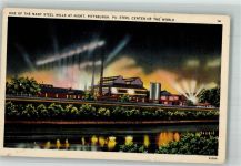 Pittsburgh 1948 Foto AK Fabrik Steel Center
