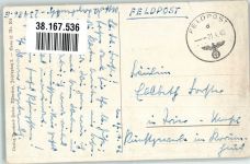 Kirchlein aus dem Schwarzwald Feldpost WK II Sulzemoos, H. 1942 Künstlerkarte