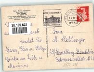 97708 W8733 Aschach b Bad Kissingen Foto AK Cafe Gasthaus Bauer Gaststube