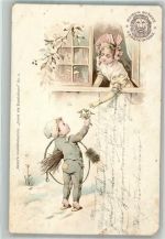 Amor als Kaminfeger No. 2 Remy´s Stärke 1904 Gebrauchsspuren