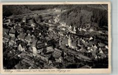 72218 W7277 Wildberg , Württ Gebrauchsspuren Fliegeraufnahme Sanatorium
