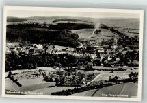 92660 W8482 Neustadt a.d.Waldnaab Foto AK Fliegeraufnahme des Ortes