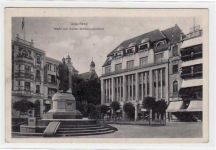 Graudenz / Grudziadz mit Markt u. Kaiser - Wilhelmdenkmal. Feldpost, Stempel von 1915. Gute Erhaltung.