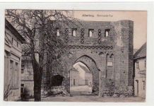 Jüterbog. Abgebildet ist das Neumarkt-Tor. Postalisch befördert mit Marke 1938. Gute Erhaltung.