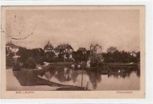 Bad Lausigk mit Villenkolonie gelaufen von 1925. Leichte Stempelspuren, sonst gut erhalten.