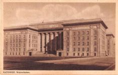Katowice / Kattowitz Województwo / Grosses Gebäude ungelaufen Gute Erhaltung.