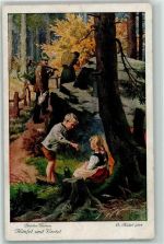 Märchen Hänsel und Gretel Nr. 2 AK Kubel, O. Gebrauchsspuren