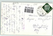 86911 W8918 Dießen a. Ammersee Foto AK Ort handschriftlich Stempel WK II