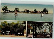 31515 W3053 Steinhude - Gasthaus Strand-Restaurant Ratskeller Segelboot