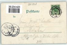 56346 W5421 Loreley 1896 - Seitenraddampfer Ort handschriftlich