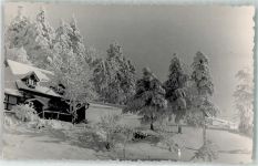 02779 O8813 Waltersdorf b Zittau Gebrauchsspuren Lausche Winter