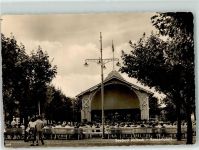 17419 O2252 Seebad Ahlbeck - Konzertplatz Musikpavillion Straßenlaterne