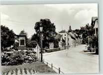 07980 O6602 Berga , Elster - Schloßstraße Denkmal Werbeschild