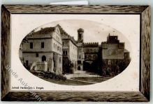 08118 O9509 Hartenstein b Zwickau 1911 Prägedruck Schloss Holzrahmen