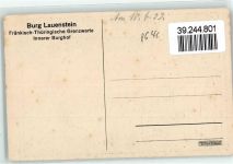 96337 W8642 Lauenstein , Oberfr Künstlerkarte Innerer Burghof
