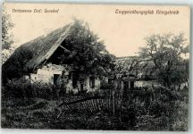 01936 O8293 Königsbrück 1910 Gebrauchsspuren Truppenübungsplatz verlassenes Dorf Quosdorf