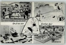 W8939 Bad Wörishofen Kneipp-Kur Blitzguss, Wassertreten , Wechselfußbad , Humor Comic Kur