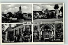 95352 W8651 Marienweiher - Wallfahrtskirche Inneres Eingang der Kirche