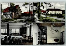 90592 W8501 Rummelsberg - Landpoststempel Feierabendhaus Rummelsberg Speisesaal Eingangshalle