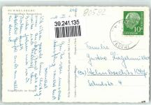 90592 W8501 Rummelsberg - Landpoststempel Feierabendhaus Rummelsberg Speisesaal Eingangshalle