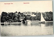 82541 W8190 Ammerland , Starnberger See - Segelboot