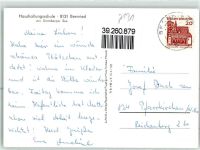 82347 W8139 Bernried , Starnberger See Foto AK Haushaltsschule Fliegeraufnahme