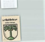 99438 O5302 Bad Berka Vignette Wappen Kokuspalme Kaffee Hag