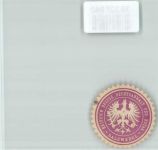 29410 O3560 Salzwedel , Hansestadt Siegelmarke Justiz Heinrich Bresse Rechtsanwalt und Notar Salzwedel