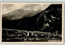 6441 Umhausen Foto AK Kirche Berge 1036 m