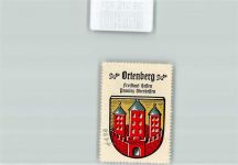 63683 W6474 Ortenberg , Hess Vignette Wappen Kaffee Hag