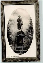 71672 W7142 Marbach am Neckar Prägedruck Schillerdenkmal Holzrahmen